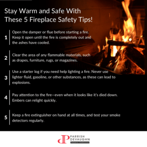 5 Tips to Use Your Fireplace Safely This Winter | Injury Law