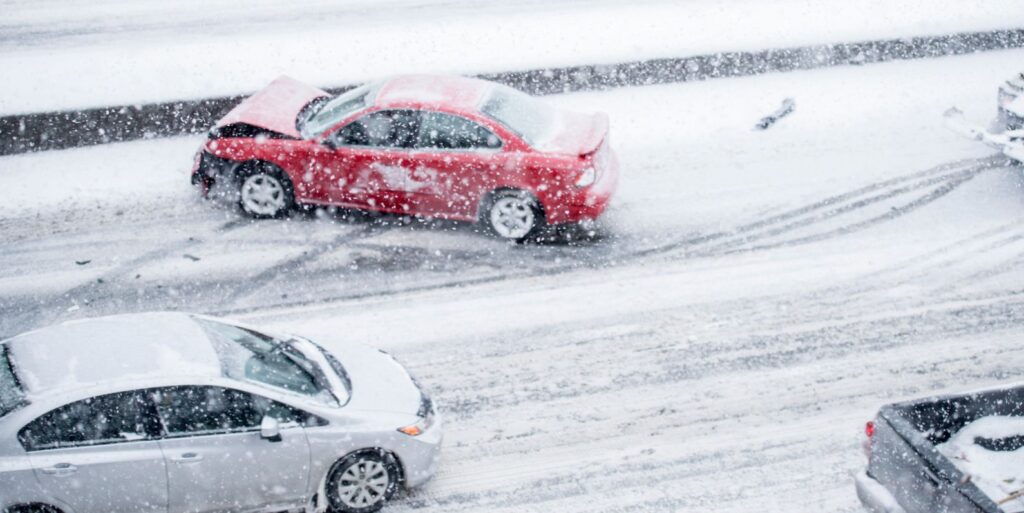 Can I Sue a Driver Who Crashed into Me on an Icy Road?